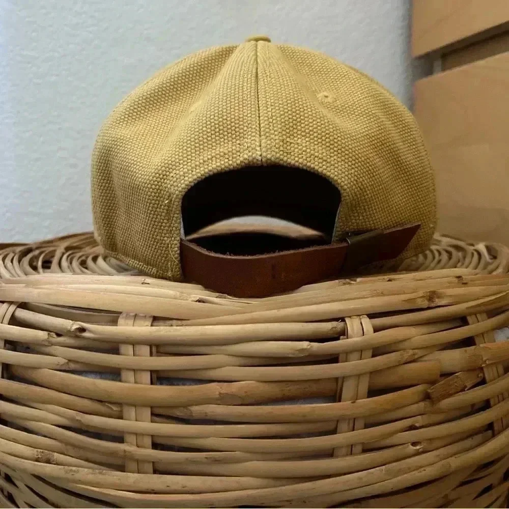 Madewell Yellow Mustard Tan Unisex Adjustable Cap Hat